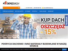 Tablet Screenshot of dekodach.pl